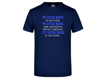 T-Shirt 99 Bugs mit Flex