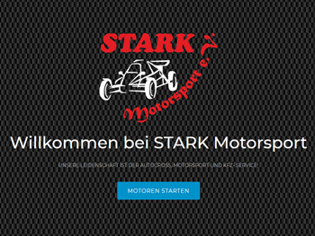 Webdesign und Homepageerstellung für STARK Motorsport e.V.