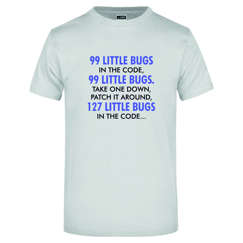 T-Shirt 99bugs hellgrau
